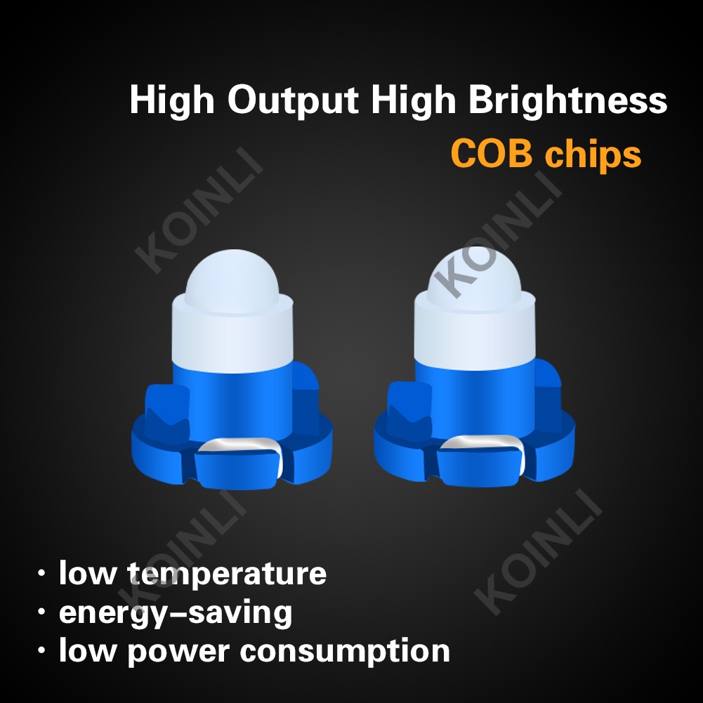 Bóng đèn LED T3 T4.2 T4.7 DC12 ánh sáng trắng cho xe hơi