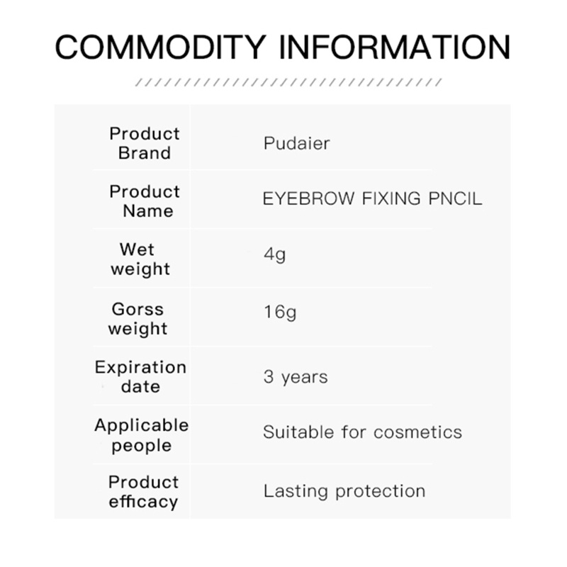 Sáp Định Hình Lông Mày Không Màu Chống Thấm Nước Trang Điểm Tự Nhiên YOUYO