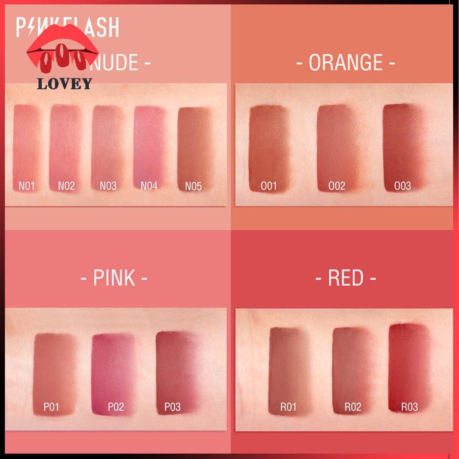 Son môi PINKFLASH dạng kem lì mềm mịn dưỡng ẩm lâu trôi | BigBuy360 - bigbuy360.vn