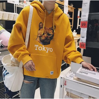 Áo Nỉ Nam Hình Mèo Tokyo