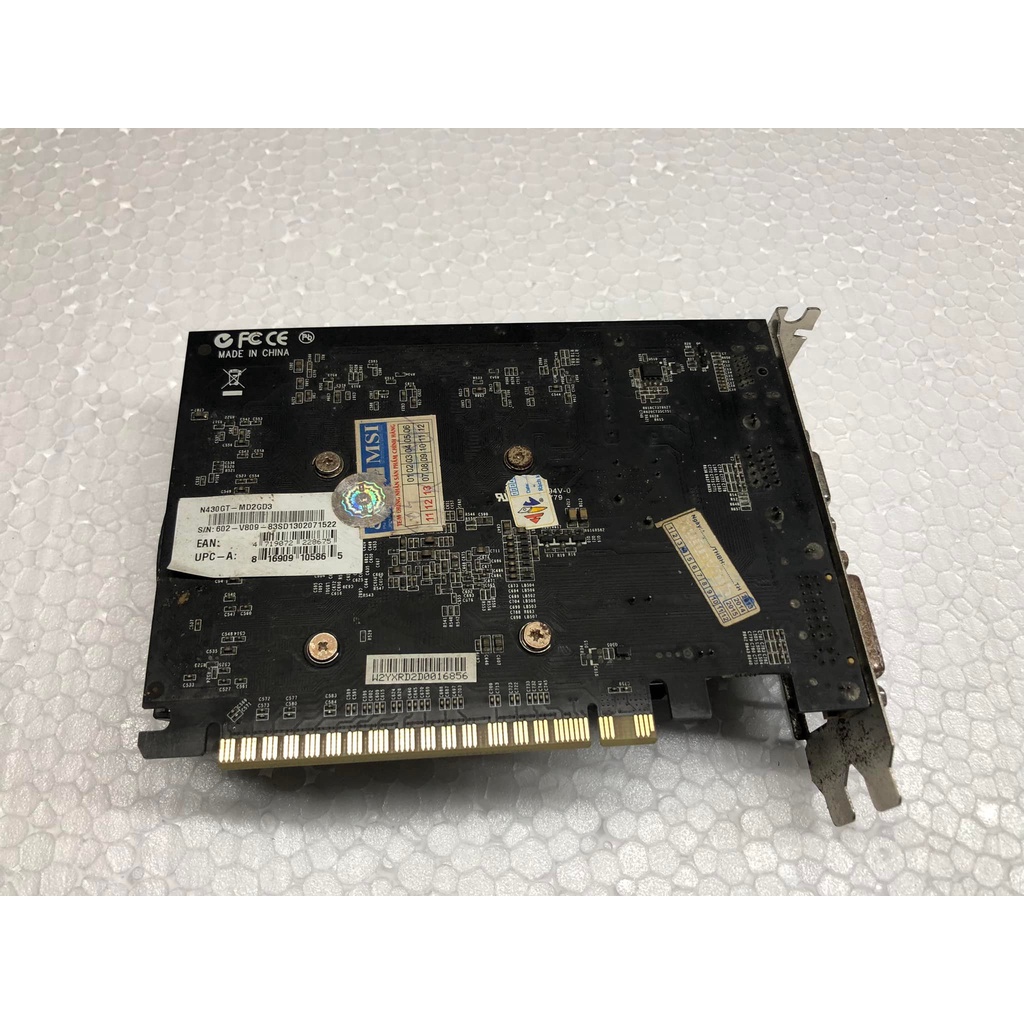 [Mã 151ELSALE hoàn 7% đơn 300K] Card màn hình VGA MSI 430 2G DDR3