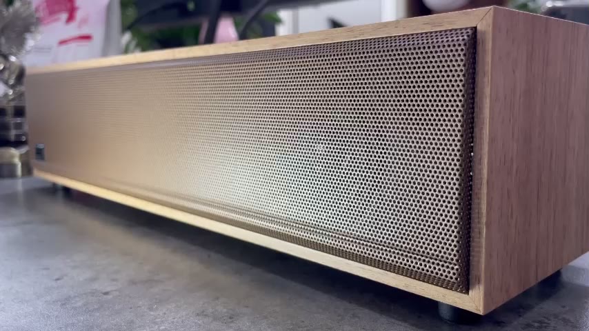 Loa bluetooth XM 520 Bass mạnh, Công suất 20W siêu trầm, Thiết kế vỏ gỗ dạng thanh để bàn, Bảo hành 1 đổi 1 | BigBuy360 - bigbuy360.vn