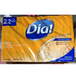 [Lốc 22 cục] Xà bông cục DIAL Gold Antibacterial 22x113g