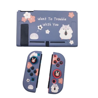 For Nintendo Switch Console /Joy Con Protective Soft Matte Silicone Cover Case[FASH]