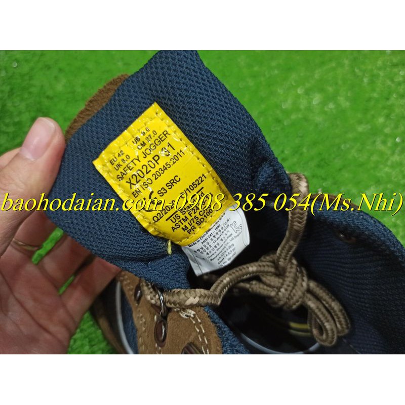 Giày da bảo hộ thấp cổ Safety Jogger X2020P S3- Hàng sẵn, Hình thật