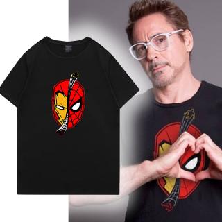 Áo thun nam tay ngắn in hình TONY Stark phim Avengers
