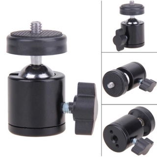 Đầu xoay 360 độ kim loại, nối chân cho gậy livetreams và tripod