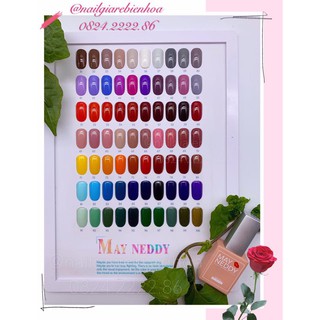 combo 50 chai sơn May Neddy (tặng bảng màu + cặp base top Gelish)