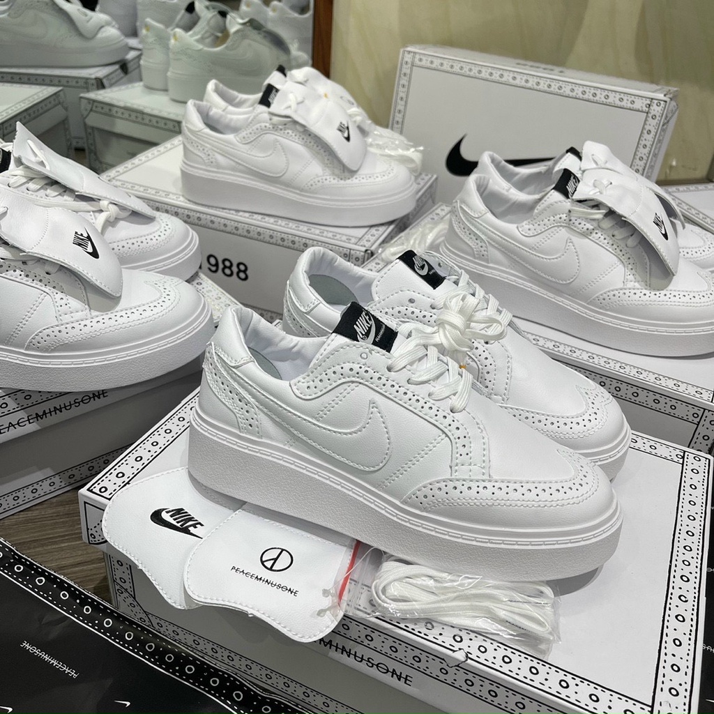 Giày Thể Thao Nam Nữ_Nike_G-Dragon_Full Trắng Hàng Siêu Đẹp