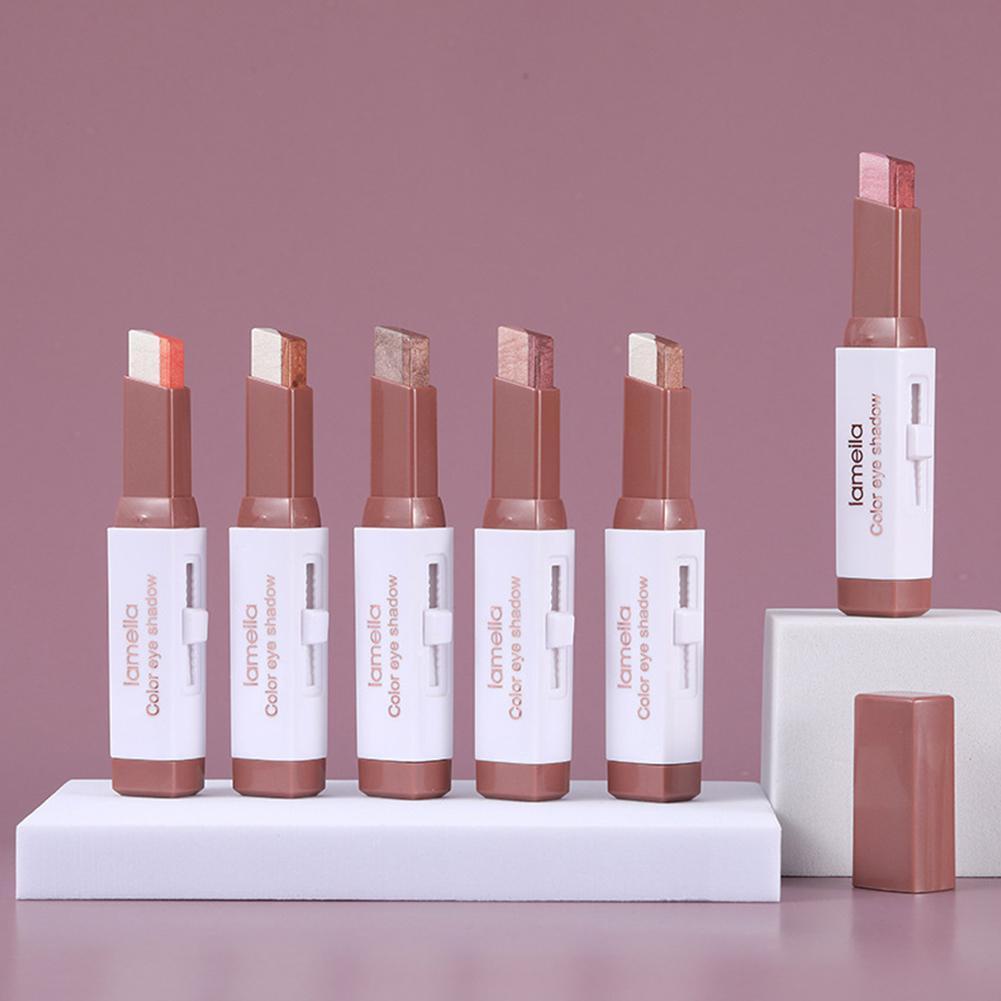 [Hàng mới về] Phấn mắt dạng thỏi Lameila Y2N8 2 màu gradient long lanh