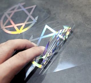 Tem 7 màu Hologram xe máy