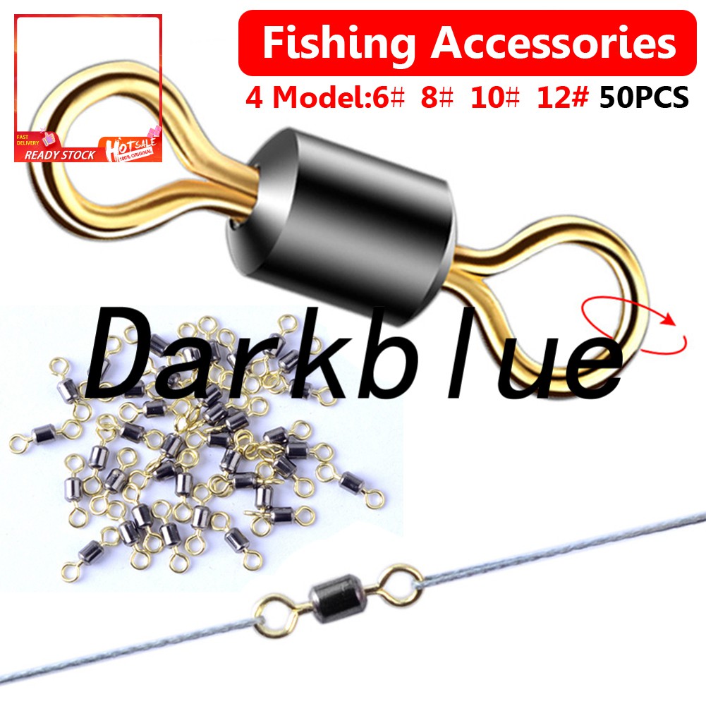 Set 50 Khuyên Nối Câu Cá Hình Số 8 Bằng Thép Không Gỉ