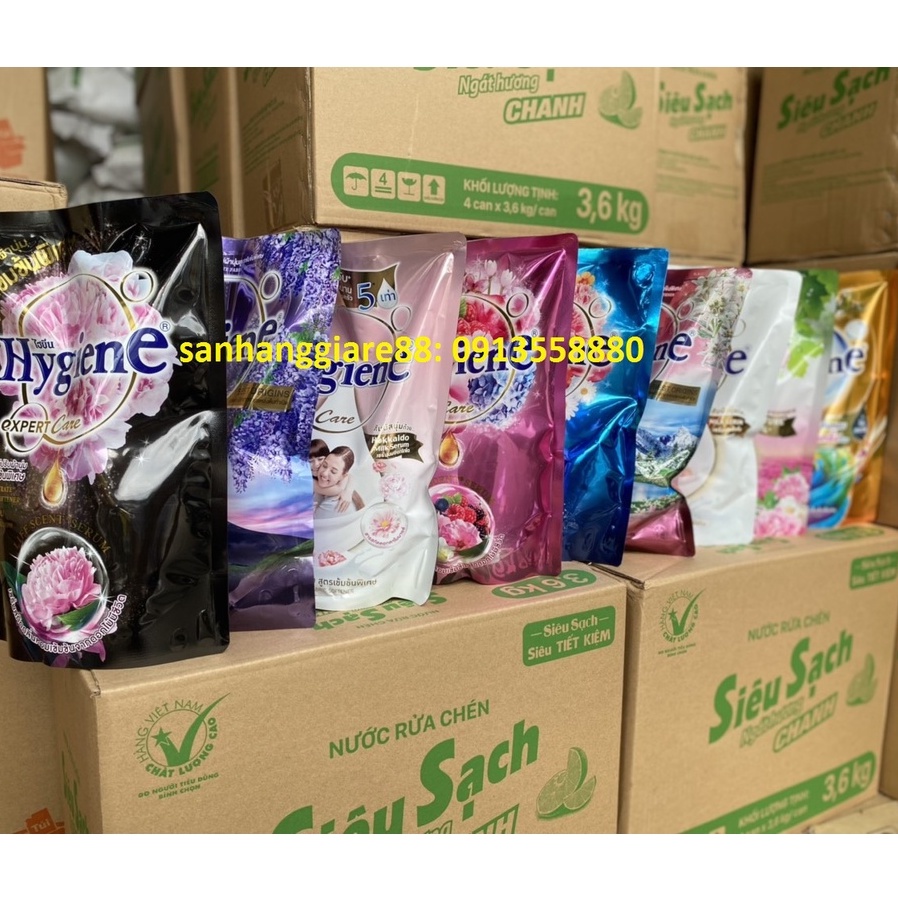 Nước xả vải Hygiene Thái Lan TÚI 1150ML