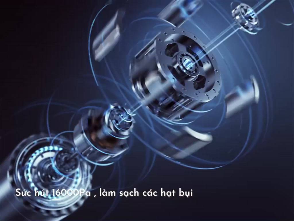 Máy hút bụi 2in1 GAABOR GVCW-M15A lực hút siêu mạnh 16000PA chổi quét 90 độ có bánh lăn - Hàng chính hãng | BigBuy360 - bigbuy360.vn