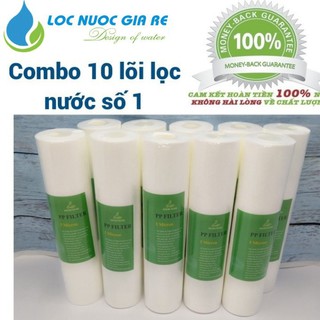 Combo 10 lõi lọc nước số 1 | lõi lọc nước số 1 | lõi lọc nước - lngr001 - combo 10 lõi lọc nước