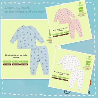 Lullaby - bộ cài vai tay dài vai chồm