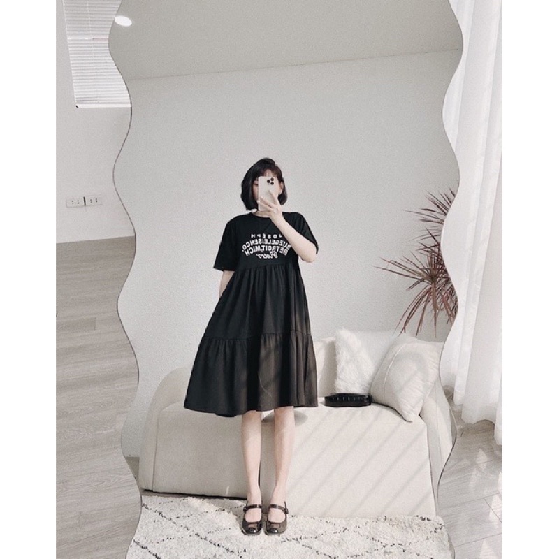 Váy bầu đẹp mùa hè Aidenshop Đầm bầu thiết kế thời trang váy nữ cotton