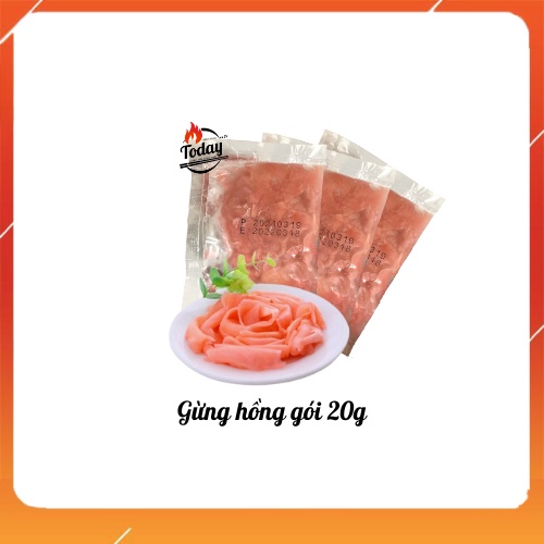 Gừng hồng ngâm chua ăn sushi - Gói mini 20g