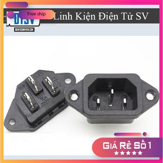 Ổ cắm nguồn 3 chân 10a 250vac