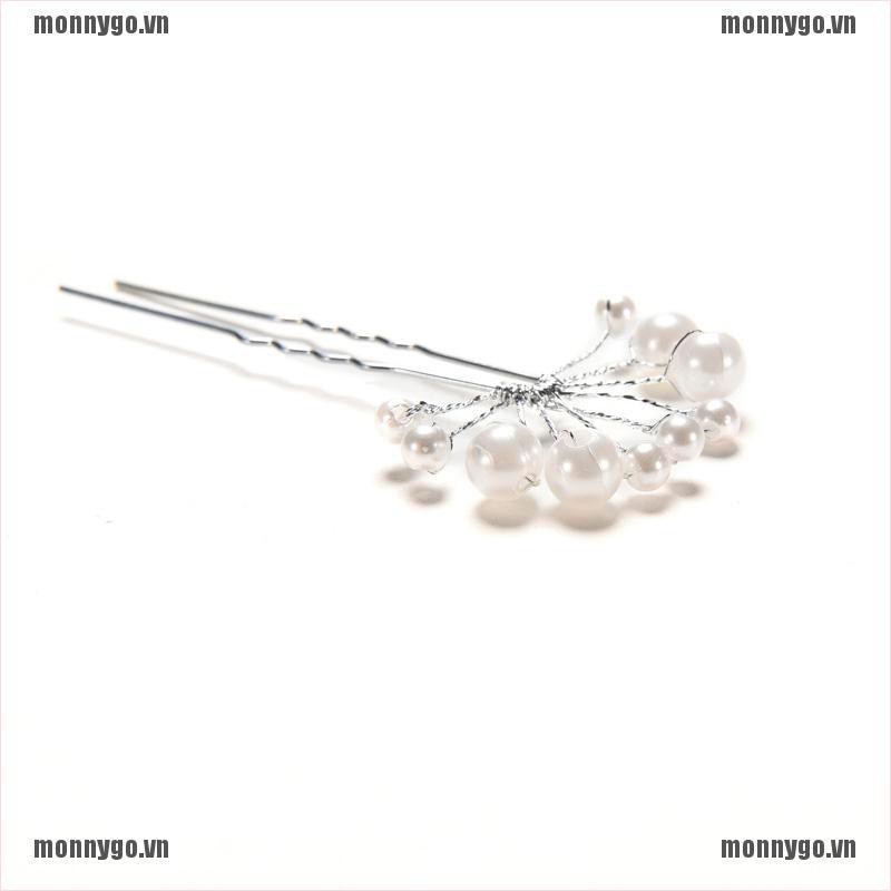 Trâm cài tóc đính hạt ngọc trai trang trí cho đám cưới tiện dụng và bắt mắt