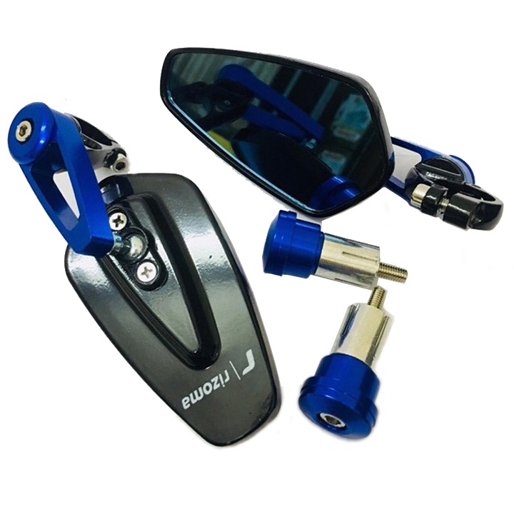 Gương chiếu hậu xe máy lắp gù tay lái có thể xoay gập 360 độ phù hợp gắn trên mọi loại xe