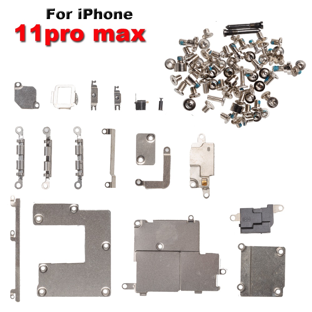 1 Bộ Ốc Vít Và Giá Đỡ Kim Loại Bên Trong Dành Cho iPhone 5S SE 6 6S 7 8 Plus X XR XS Max 11 Pro Max