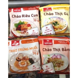 Cháo Thịt Vifon Có Gói Thịt Thật 70g