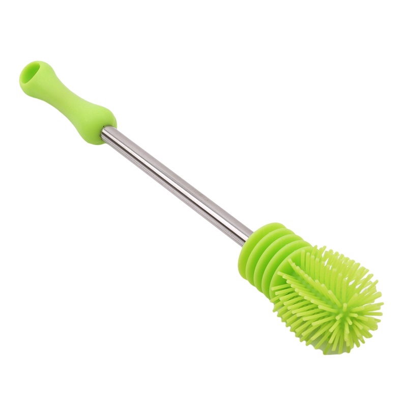 Bàn chải silicone làm sạch chai lọ