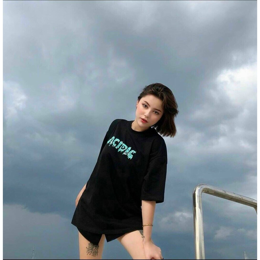 Áo thun dáng rộng tay lỡ nam nữ Unisex đẹp hàng cao cấp chất mềm mịn acidic | BigBuy360 - bigbuy360.vn