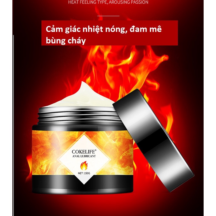 Hộp GEL massage Cokelife Fisting Cream 150ml, gel bôi hỗ trợ