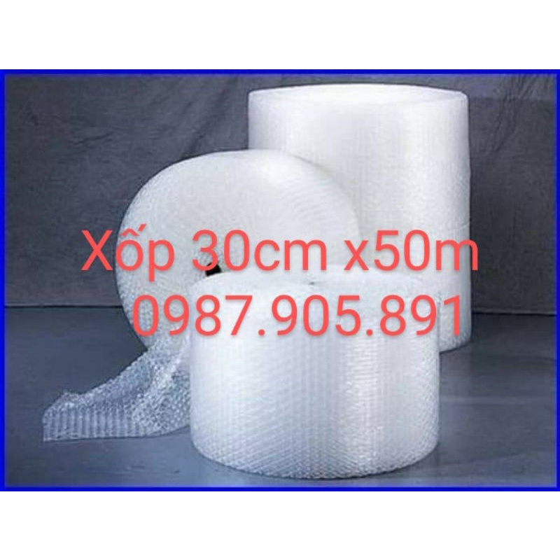 Xốp chống sốc 30cm x50m xốp bong bóng xốp nổ