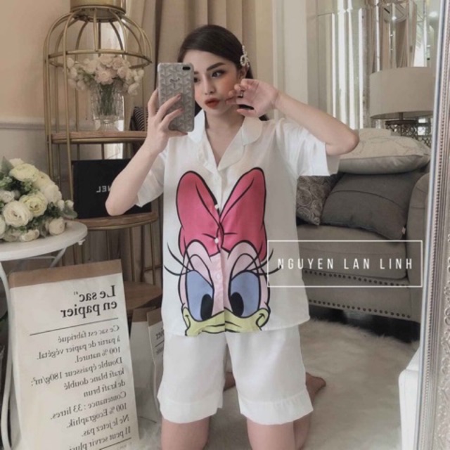 Đồ bộ🍓Bộ ngủ lụa satin cao cấp kẻ xanh hàng hot | BigBuy360 - bigbuy360.vn