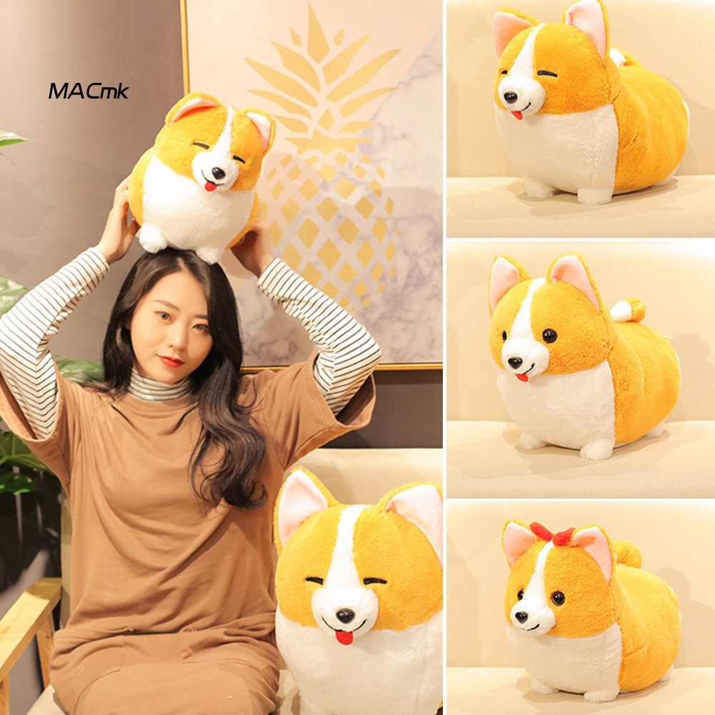 Đồ chơi nhồi bông hình cún Corgi xinh xắn