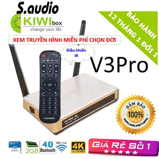 TV Box Android Kiwibox V3 Pro 2G/8G Xem Truyền Hình Miễn Phí | Chính Hãng Kiwi Box
