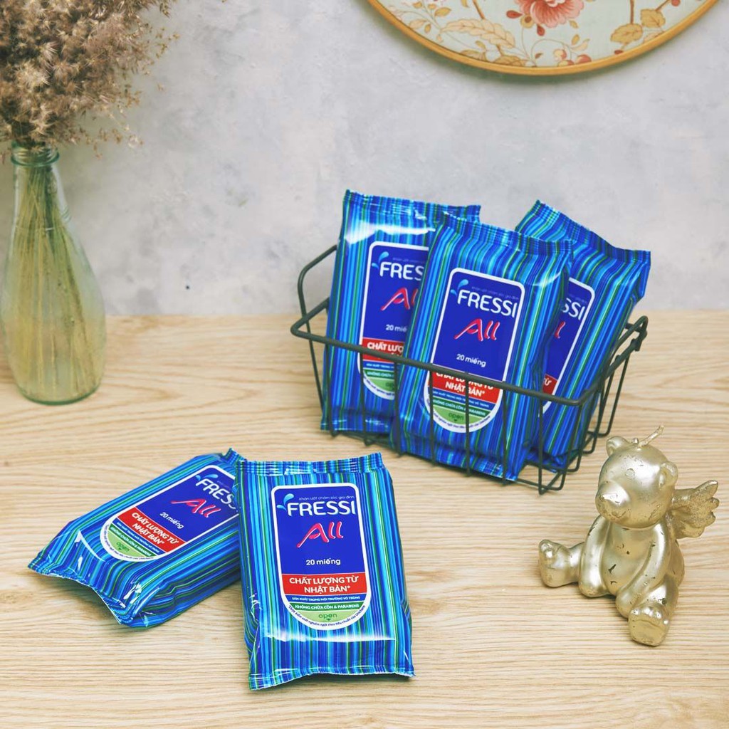 Khăn Ướt Fressi Care For All 20 Tờ