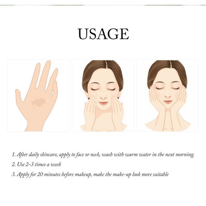 Túi Mặt Nạ Ngủ Trà Xanh Laikou Matcha Sleeping Face Mask