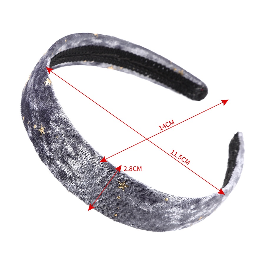 Băng đô nhung bản rộng màu sắc đơn giản phong cách Hàn Quốc cho nữ