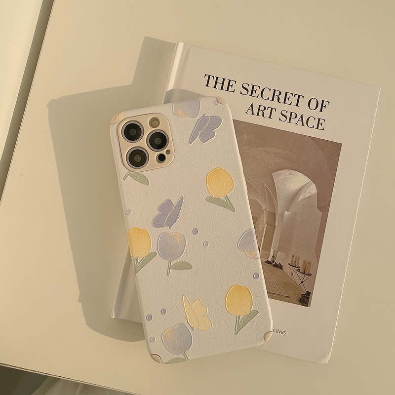 Ốp Điện Thoại Chống Rơi Họa Tiết Hoa Sơn Dầu Cho Iphone 12x11pro Max | BigBuy360 - bigbuy360.vn