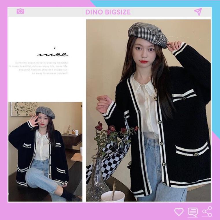 Áo cardigan nữ, Áo len cardigen bigsize dành cho nữ dáng rộng phong cách Hàn Quốc - M-4XL -DINO | BigBuy360 - bigbuy360.vn