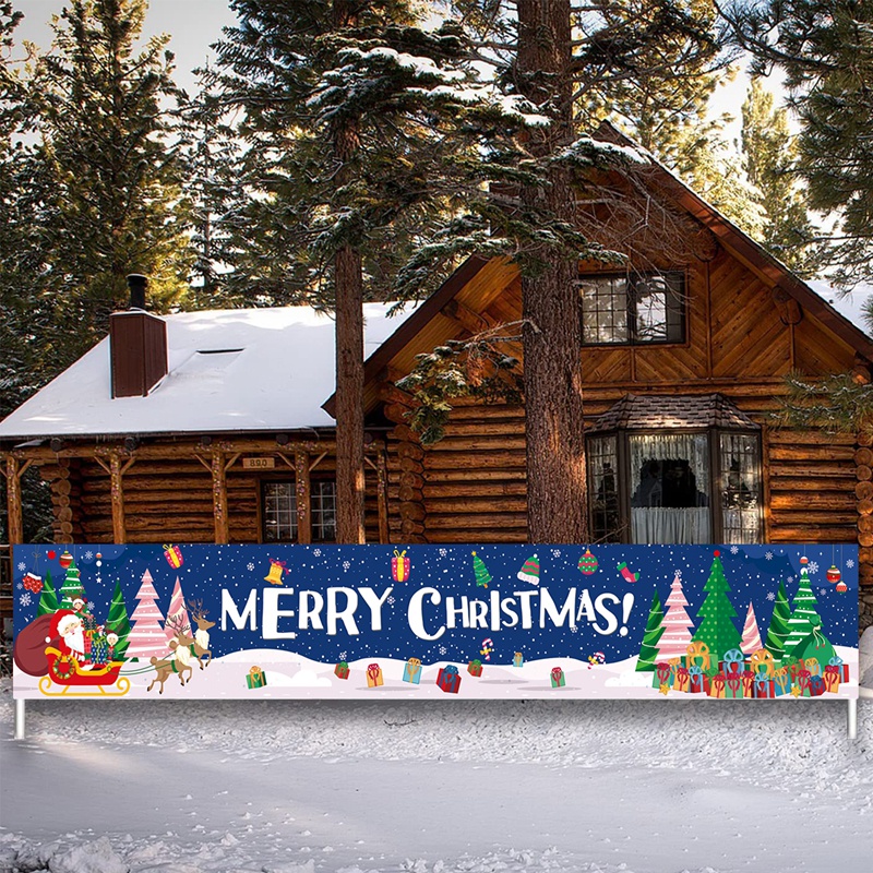 Dây Cờ Treo Trang Trí Giáng Sinh / Năm Mới 2023 40 * 240CM