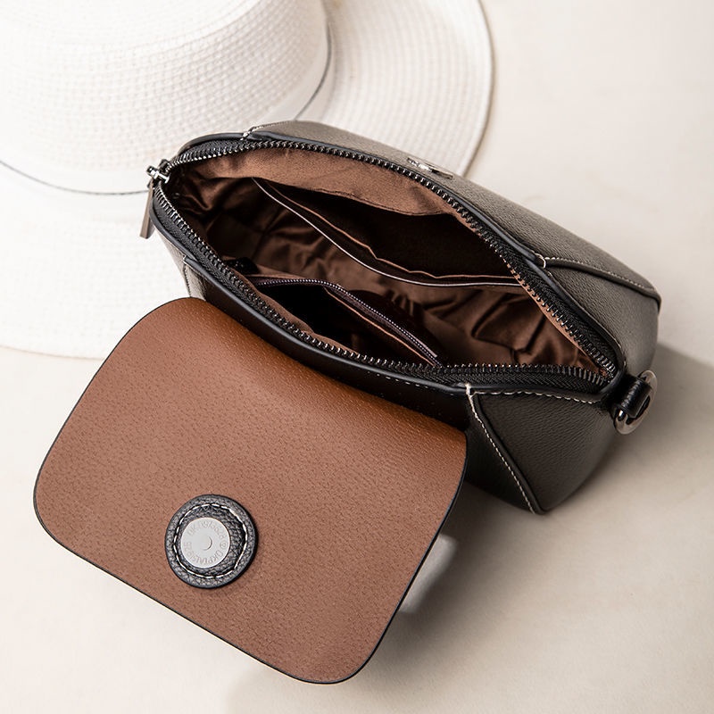 Túi Đeo Chéo Da Bò Thật Cỡ Nhỏ Thời Trang Nữ Sành Điệu