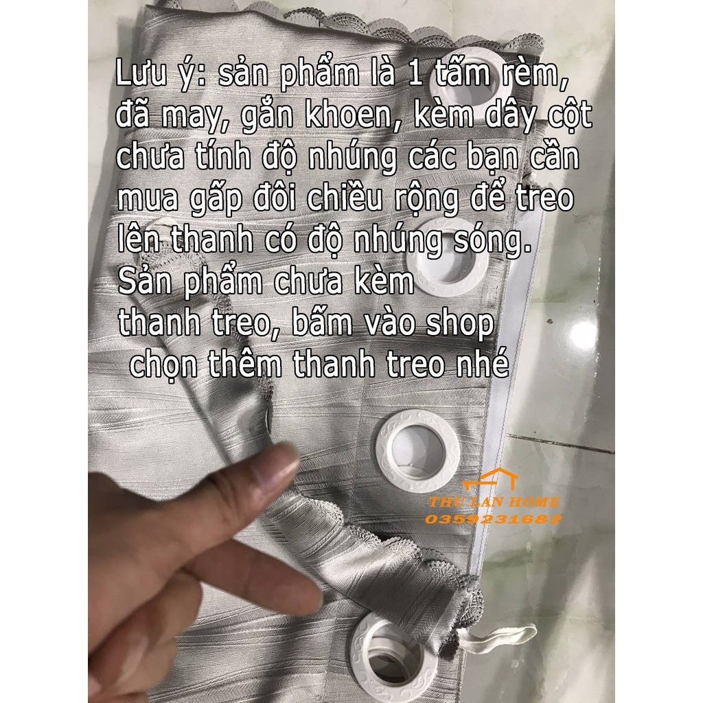 Rèm cửa đơn sắc 1 màu