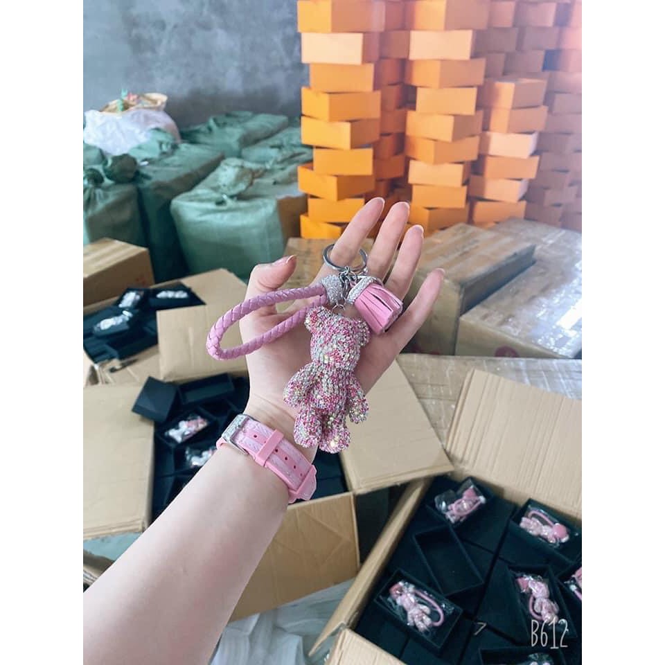 Gấu đá đeo túi HM chính hãng size 5cm