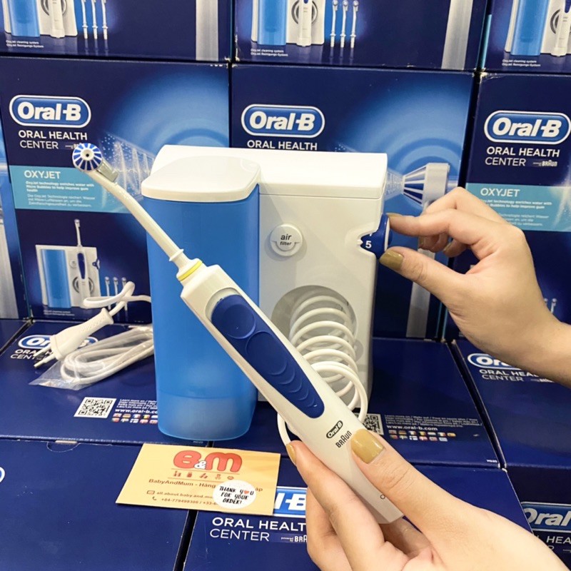 Máy tăm nước Oral b Oxyjet Hydropulseur - đủ bill