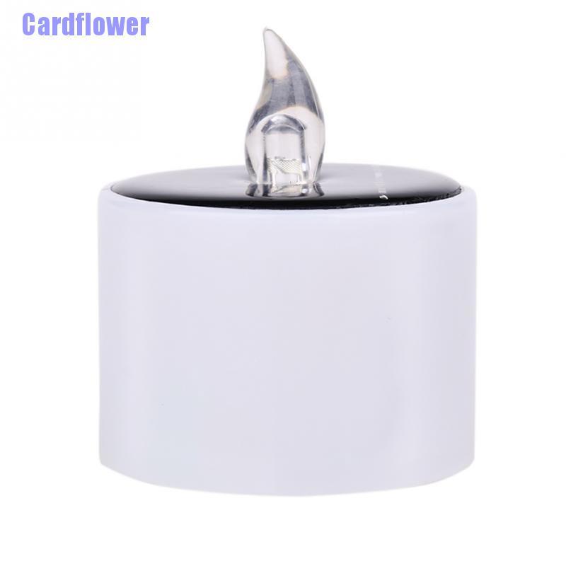 (Hàng Mới Về) Đèn Led Năng Lượng Mặt Trời Cardflower Ánh Sáng Vàng