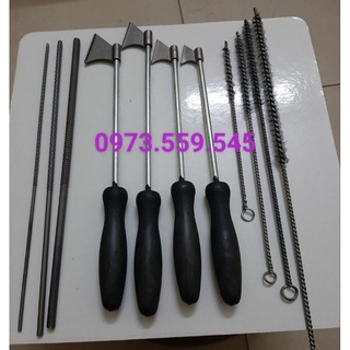 Combo bộ nèn dây + rũa gai + chổi vệ sinh rãnh