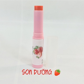 Son dưỡng môi Dâu tây,dưỡng ẩm và kích màu sau xăm môi,son HandMade