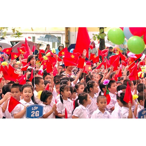 1 Chiếc Cờ Vẫy Tay Que Nhựa