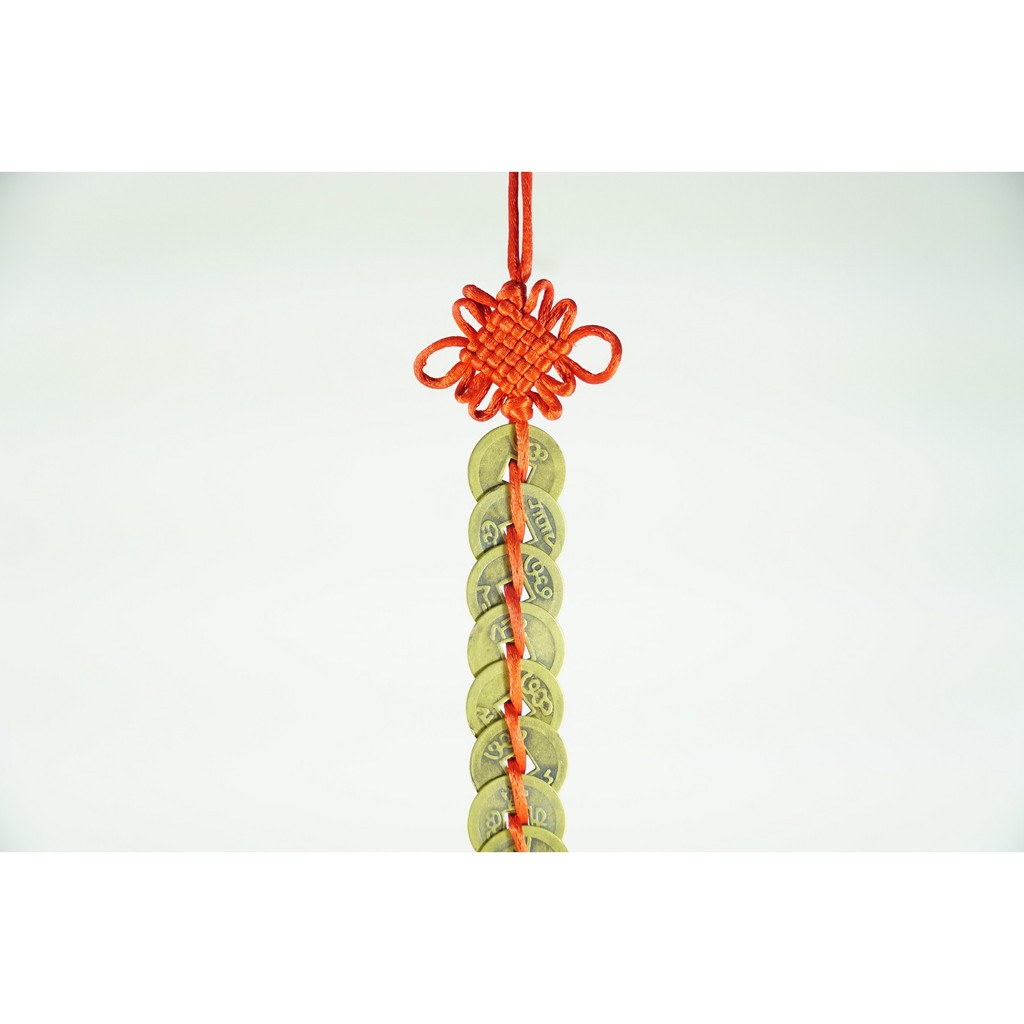 Dây treo cửa, xe hơi 8 đồng xu Bát Đế Bát Trạch phát tài phát lộc | BigBuy360 - bigbuy360.vn