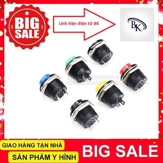 Nút Nhấn Đề 16mm (Đỏ, vàng, xanh)